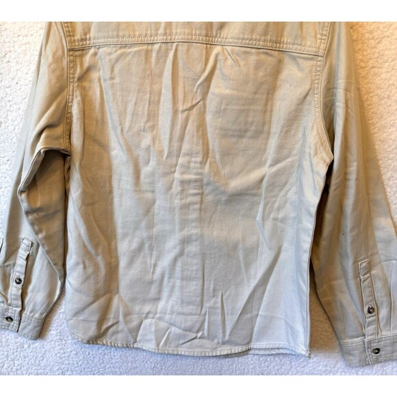 Lucky Brand‎ Men's Shirt Jacket Size Small Color Oatmeal Beige Outdoor Travel - Picture 4 of 11